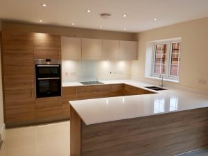 newly built kitchen