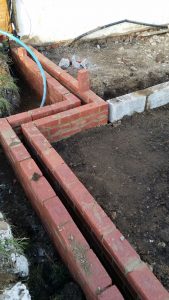 foundations being built