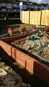 foundations of extension being built